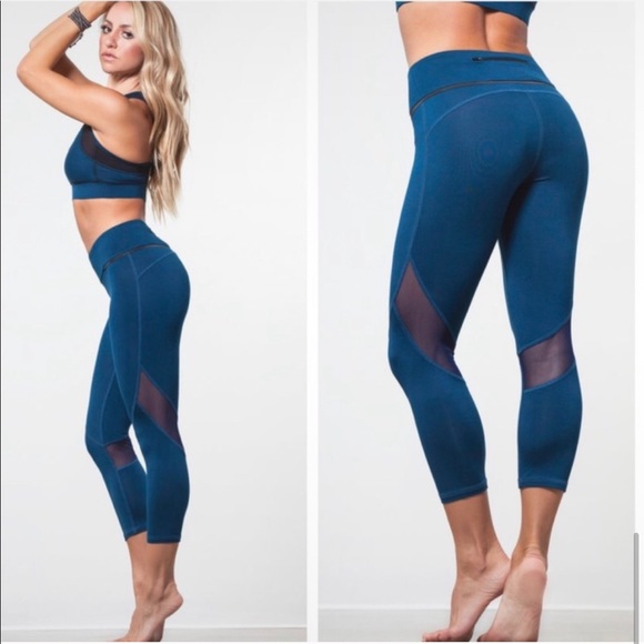 Alala Pants - Alala Captain Crop Tight Leggings Poseidon Blue XS
